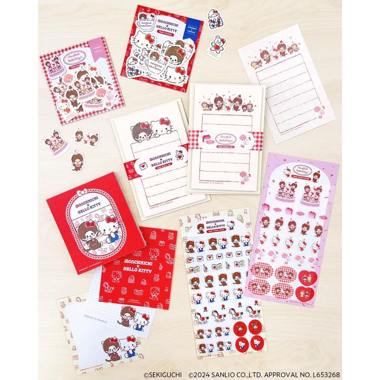 モンチッチ×ハローキティ50周年 フレークシール スタンダードA