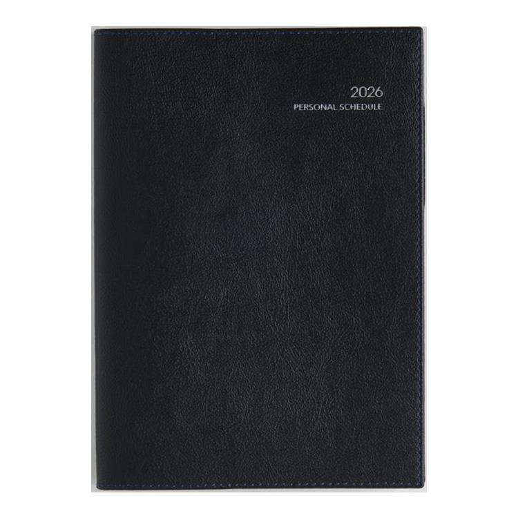 2026年3月始まり手帳 月間 B6 ディアクレール1（621）ブラック