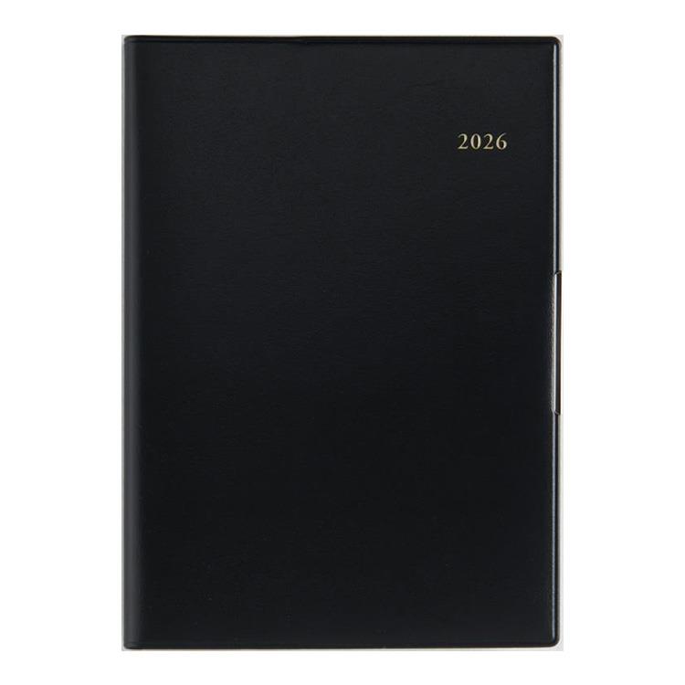 2026年3月始まり手帳 週間ブロック B6 フェルテ3（884）黒