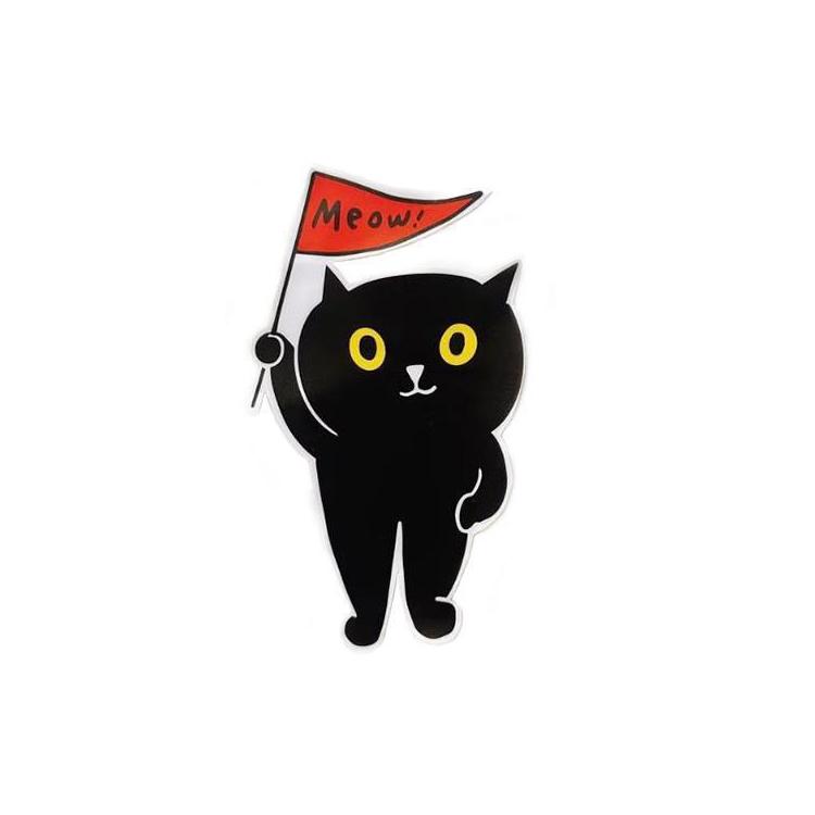 防水大型ステッカー superB studio 悪い猫(悪い猫): ステーショナリー