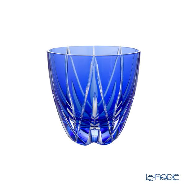 伝統工芸】田島硝子 江戸切子 星華紋 ぐい呑み 青藍 75ml TK21-301-1A