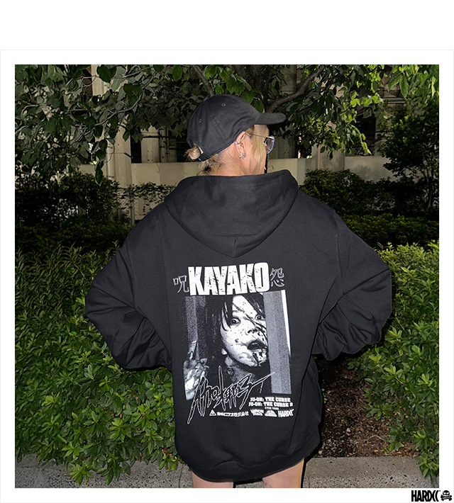 ハードコアチョコレート) HARDCORE CHOCOLATE 呪怨 伽椰子 ZIPパーカ