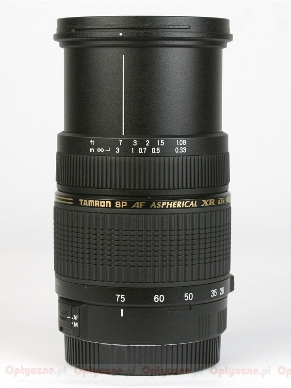 Tamron SP AF 28-75 mm f/2.8 XR Di LD Aspherical (IF) MACRO