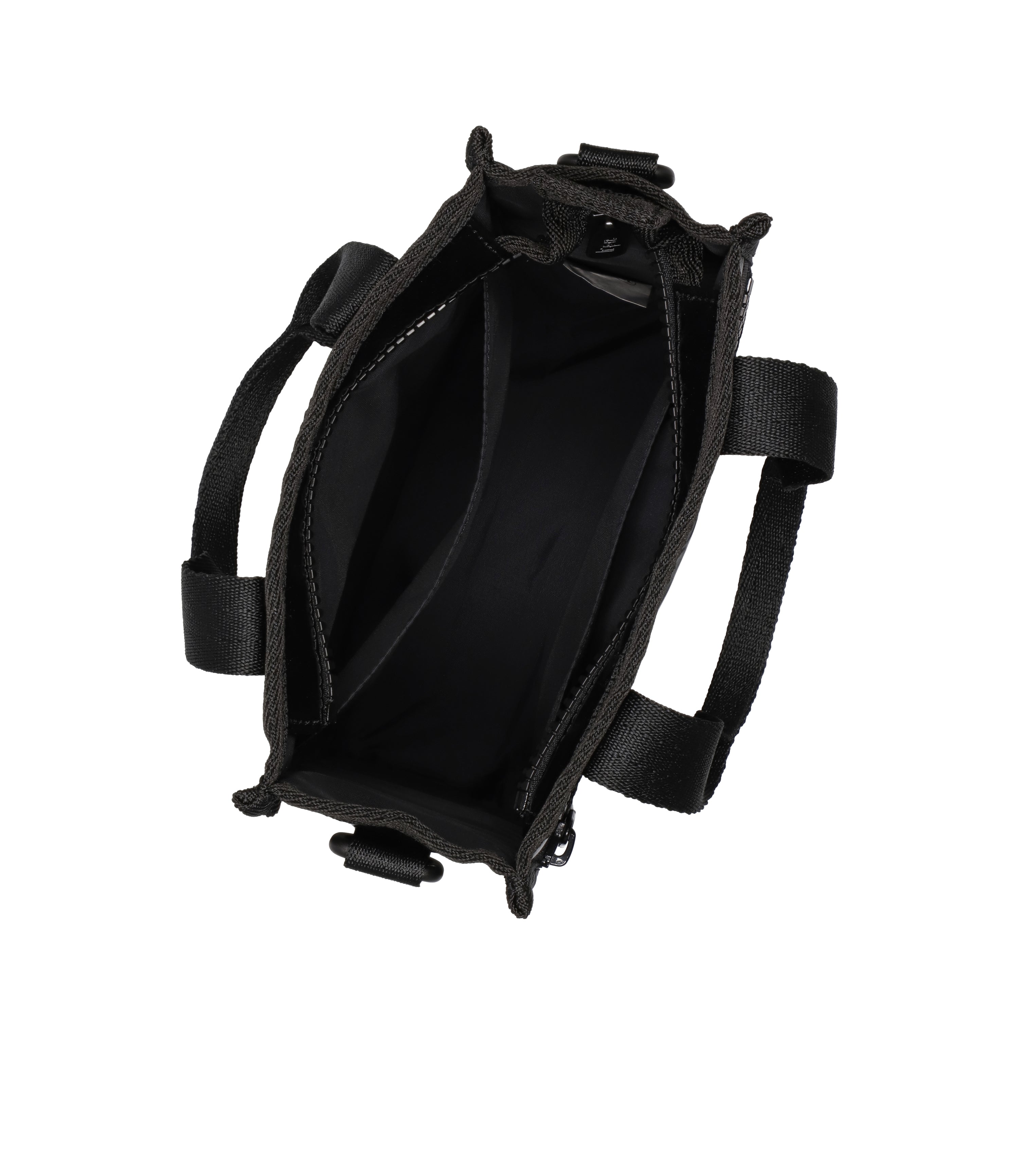 Shiny Black Mini North/South Tote | LeSportsac