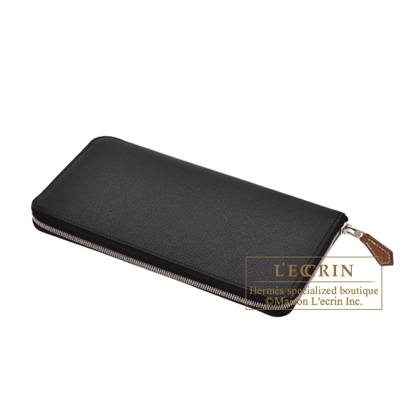 エルメス アザップ シルクイン ロング ブラック/ ブラック ヴォー