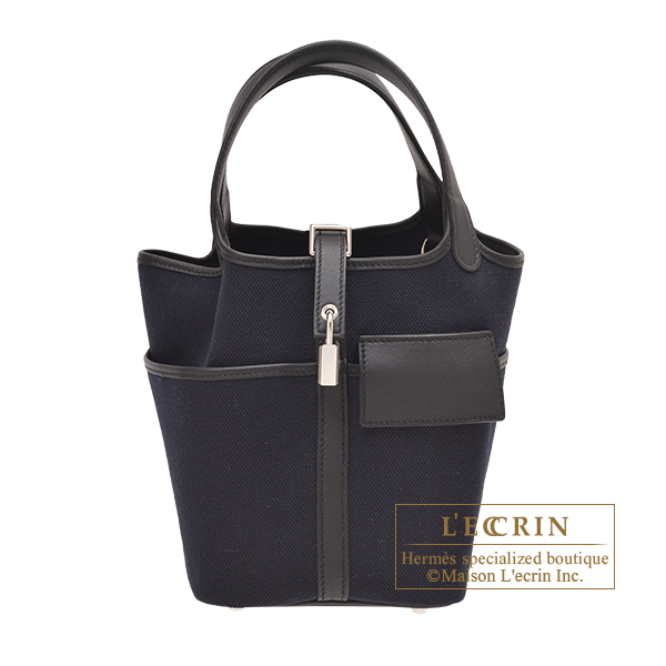 エルメス ピコタンロックカーゴ18/PM ブルーマリン/ブラック