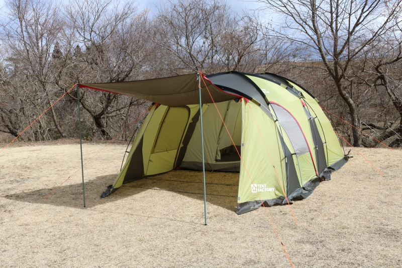 2ルームテントが4万円以下！幅320×奥行585×高さ200cmのナチュラム限定