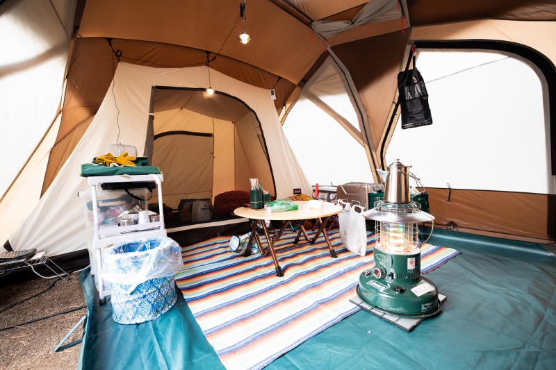 居住空間広々で風にも強いコールマンのコクーンⅡがお気に入り