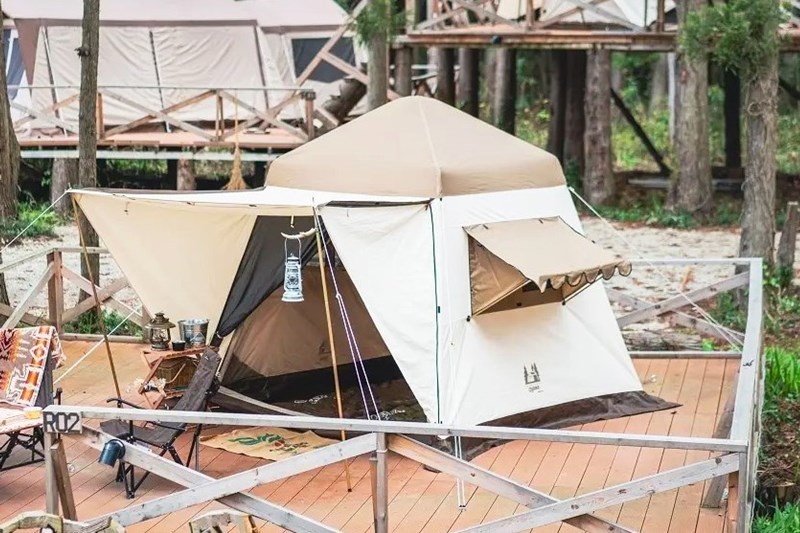 ogawaの創業110周年記念テント『ミニオン R』が登場！レトロデザイン