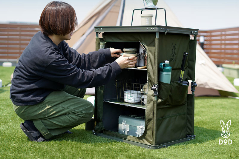 DODマルチキッチンテーブルに新色「タン」「カーキ」発売！サイト