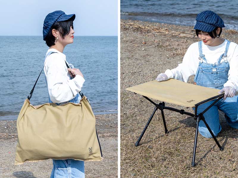 DOD】足が伸ばせるオットマン付き！ハイバック仕様の極楽チェア