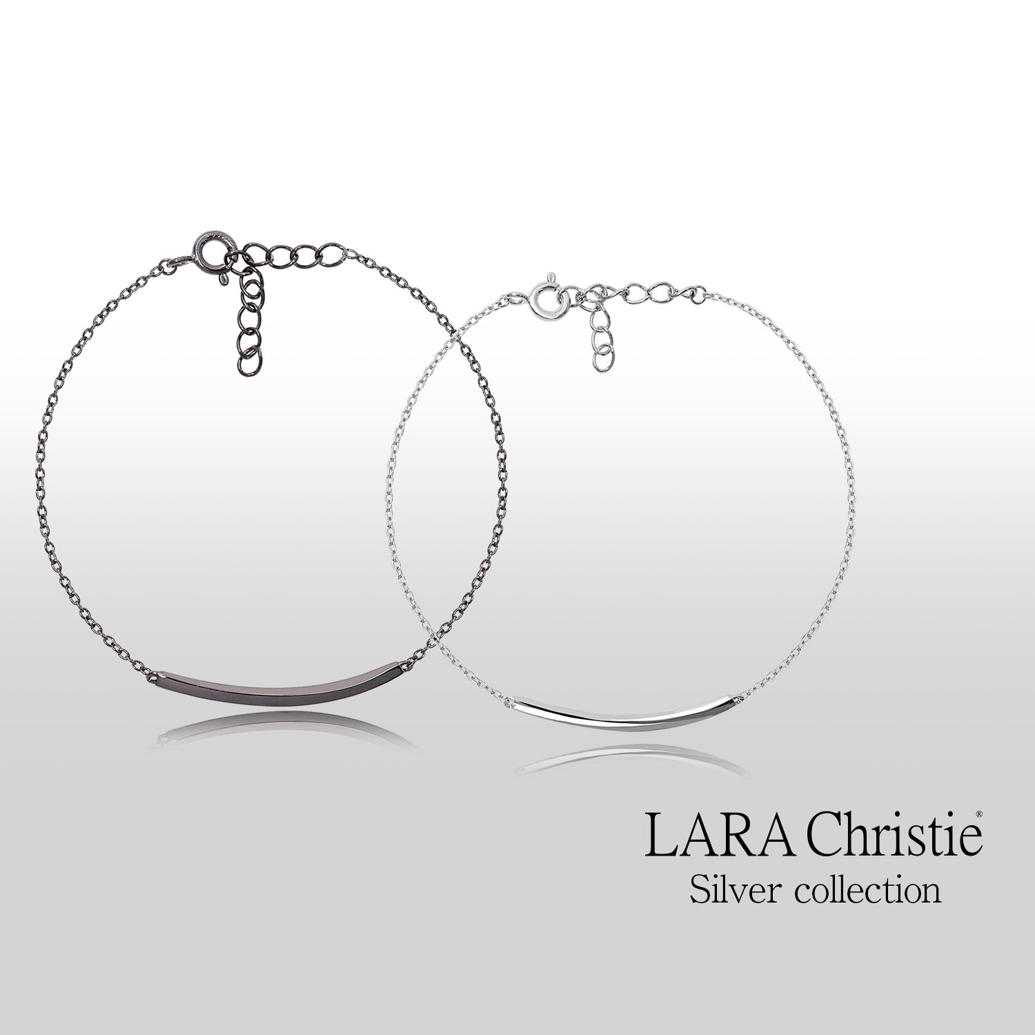 ペア ブレスレット バー デザイン シンプル シルバー925 [ PAIR Label