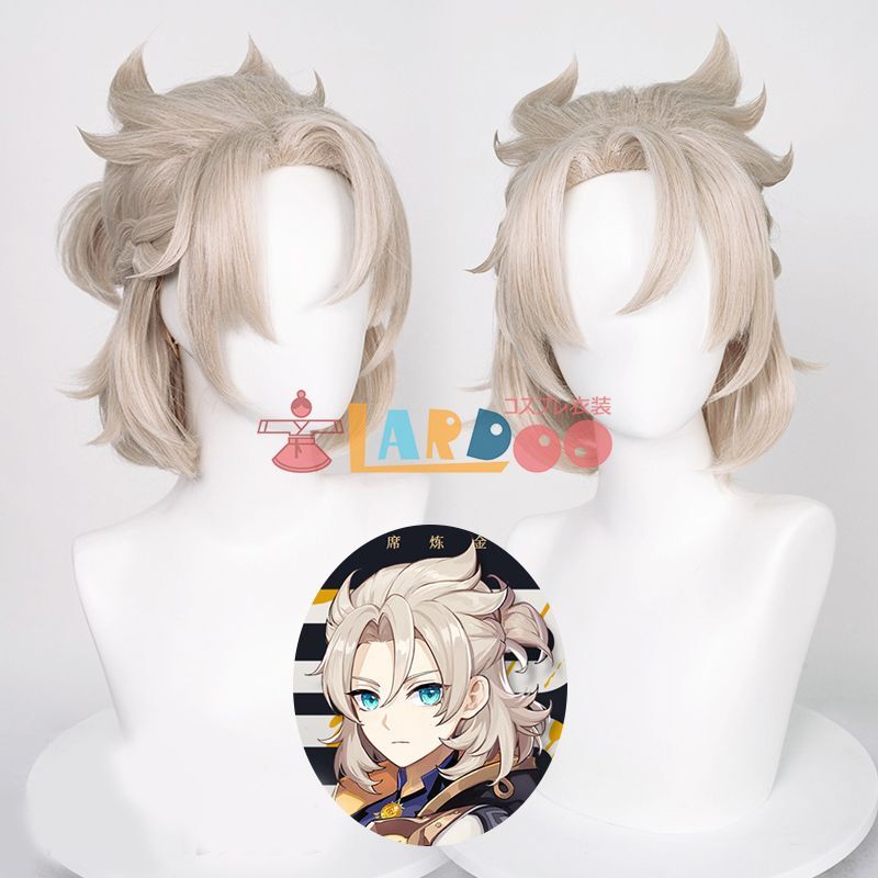 原神 Genshin げんしん アルベド-Albedo コスプレウィッグ ネット付き