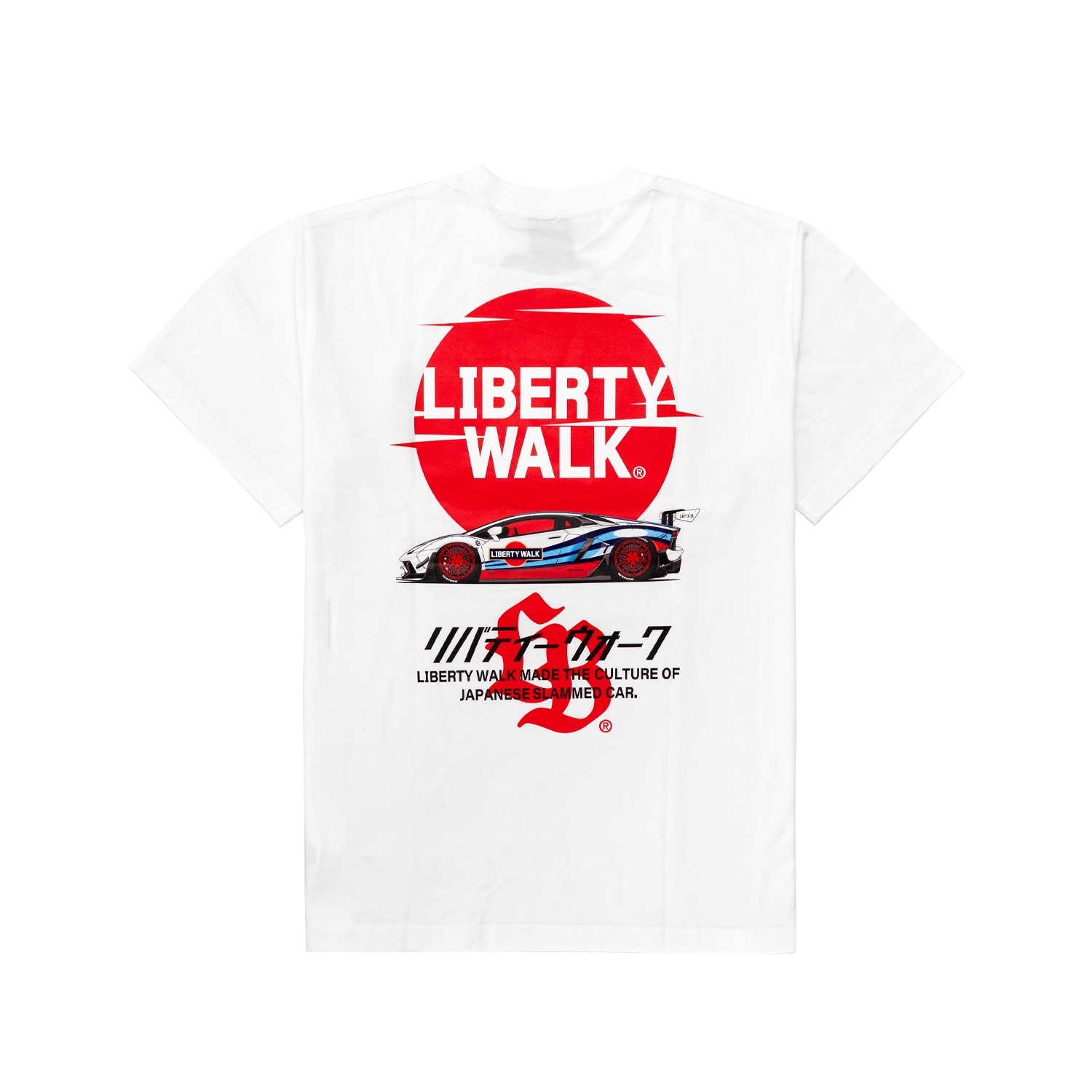 Sunrise Logo Aventador Tee White - LB-ONLINE OSAKA STORE / LIBERTY