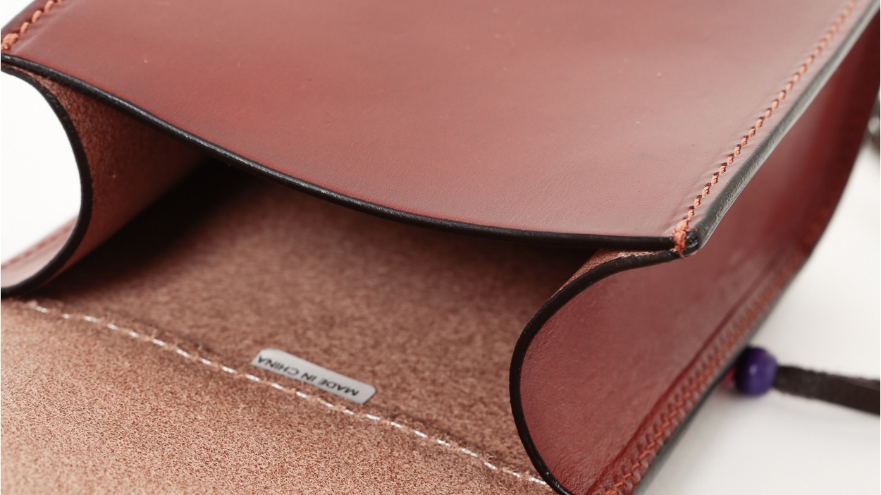 コンチョ付 メディスンバッグ 男女兼用 本革 Horn Works 26898