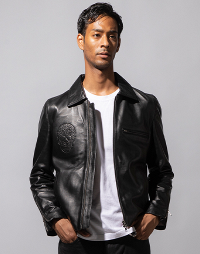 SHEEP SKIN BLACK - レザージャケット 革ジャン 本革専門通販 リューグー