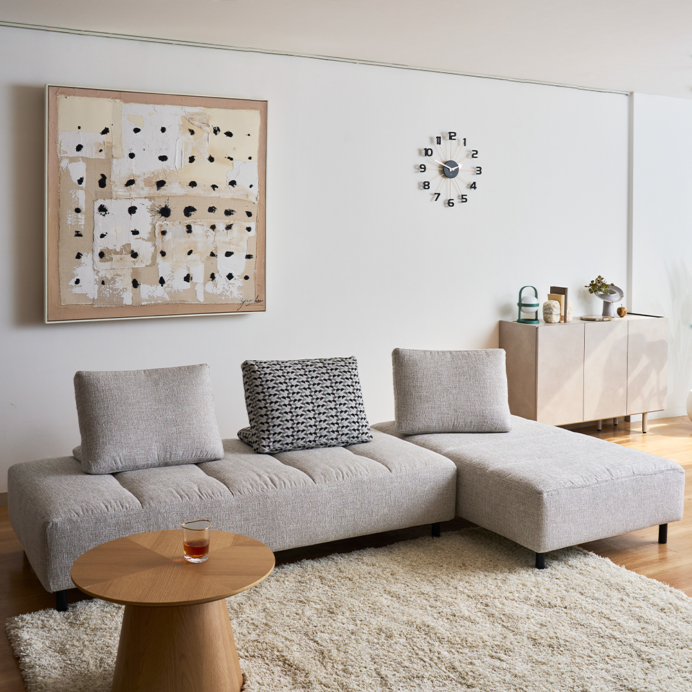 NESSO（ネッソ）ソファ TYPE J (J200LGL+ES02) - カウチソファ