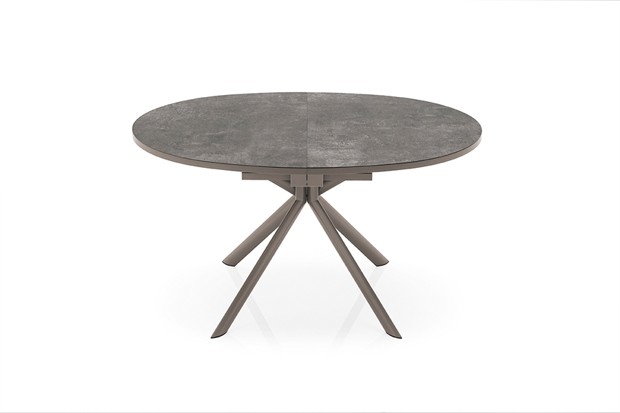 廃番】カリガリス コヌビア ジョーべ 伸長式円形ダイニングテーブル