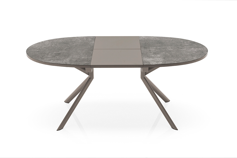 廃番】カリガリス コヌビア ジョーべ 伸長式円形ダイニングテーブル