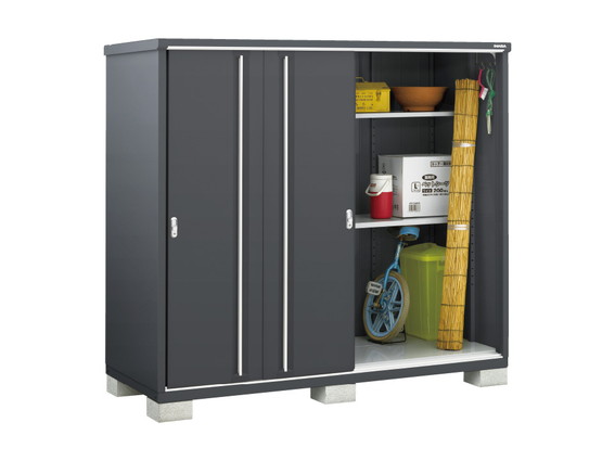 イナバ物置） シンプリー ［MJX-219E］フランネルグレー 【LIXIL