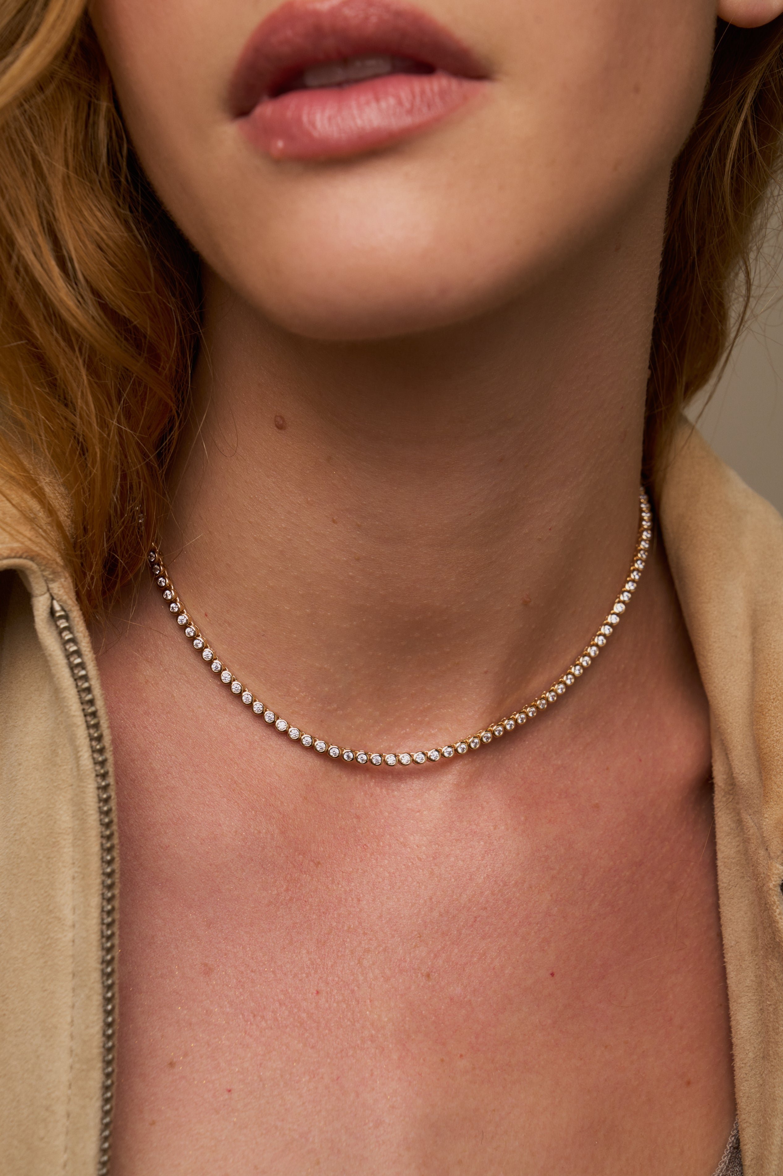 Mini Reese Tennis Necklace – Lili Claspe