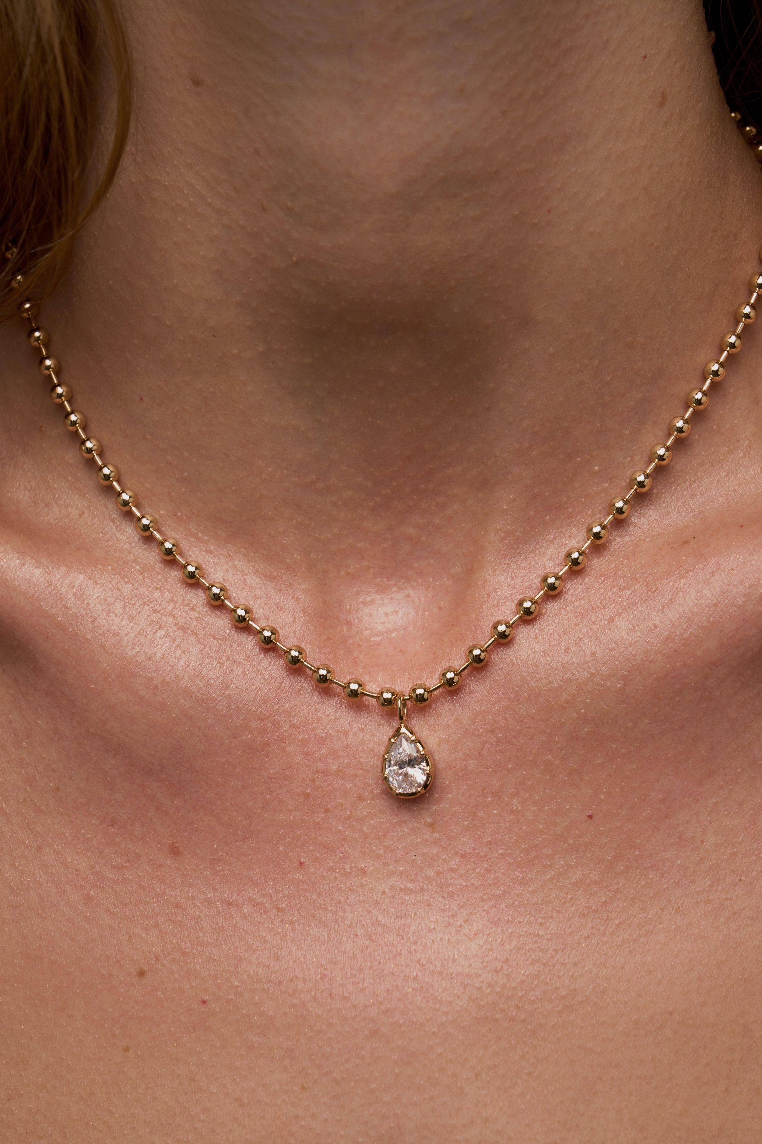 Cleo Pear Necklace – Lili Claspe