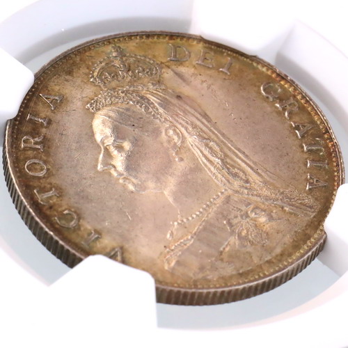 イギリス GREAT BRITAIN 1887年2シリング フローリン銀貨 ヴィクトリア