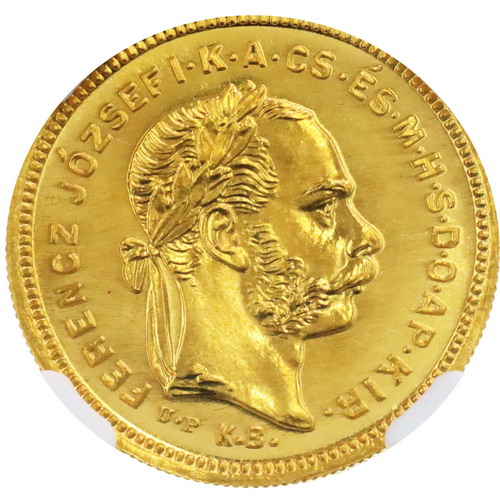 ハンガリー(ハンガリー=オーストリア帝国)1881年銘 ダカット金貨リスト