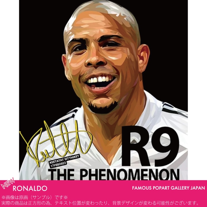 RONALDO / ロナウド [ポップアートパネル / Keetatat Sitthiket / S