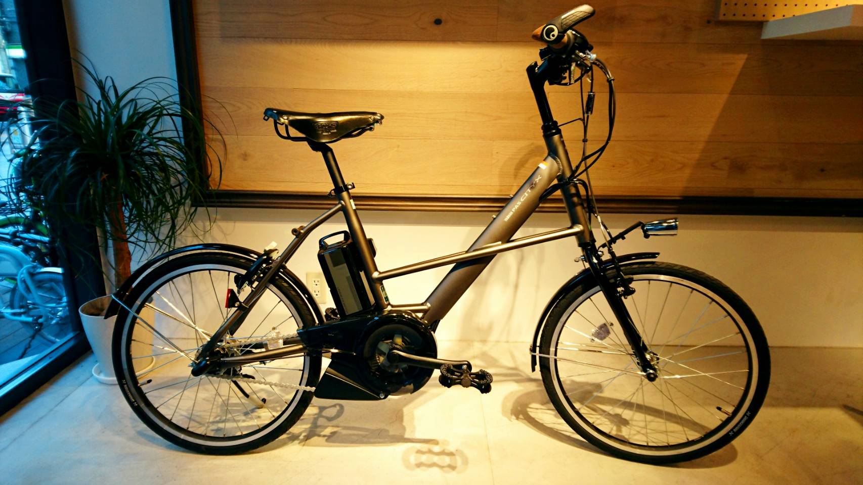 YAMAHA PAS CITY-X BROOKSカスタム | モトベロ 電動アシスト自転車の専門店