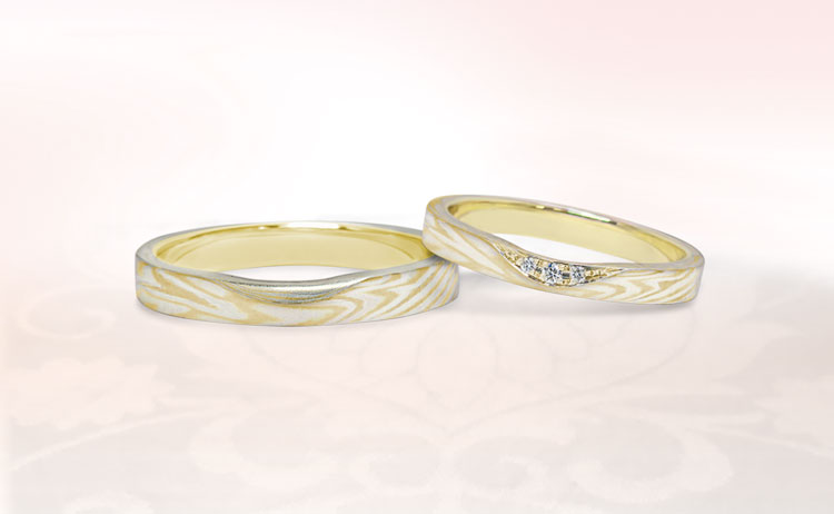 イエローゴールドで作る結婚指輪（マリッジリング） | 結婚指輪・婚約