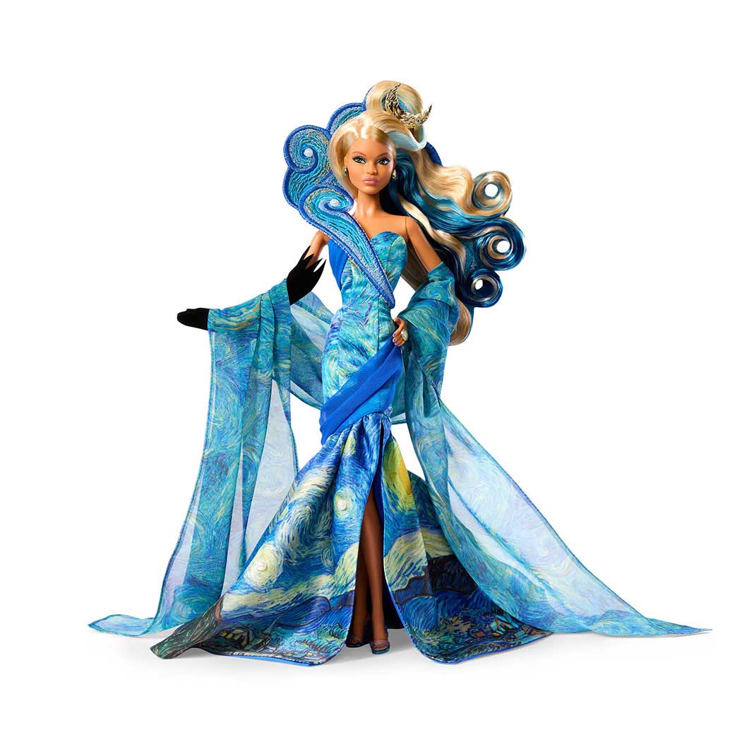 Barbie x MoMA Vincent van Gogh The Starry Night ドール(Barbie)：キッズ