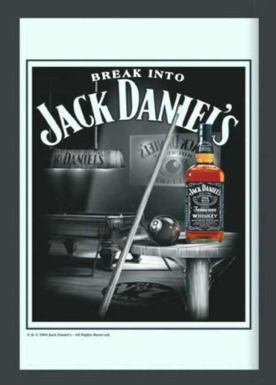 パブミラー(L) 【Jack Daniel's-Billiard(ジャックダニエル)】