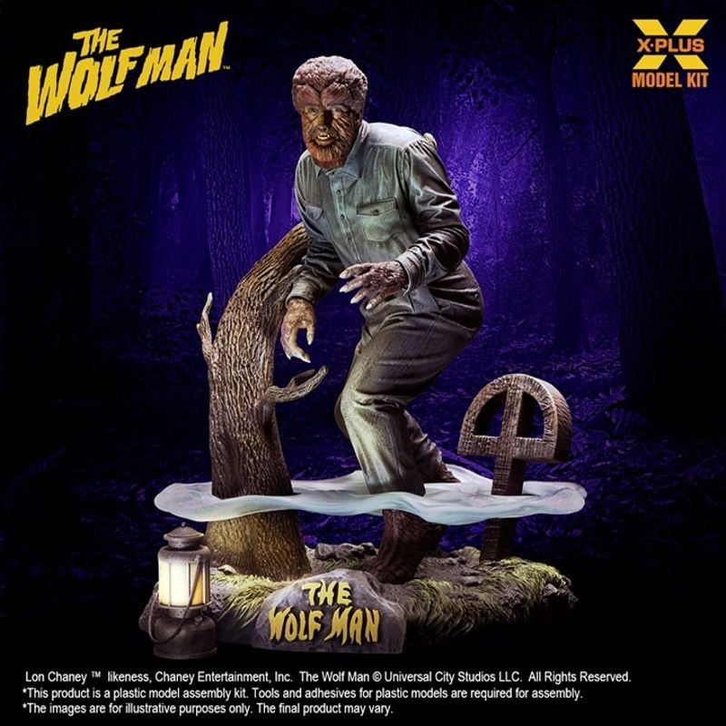 Wolf Man 1941 1/8 Scale Model Kit by X-Plus Japan Lon Chaney Jr