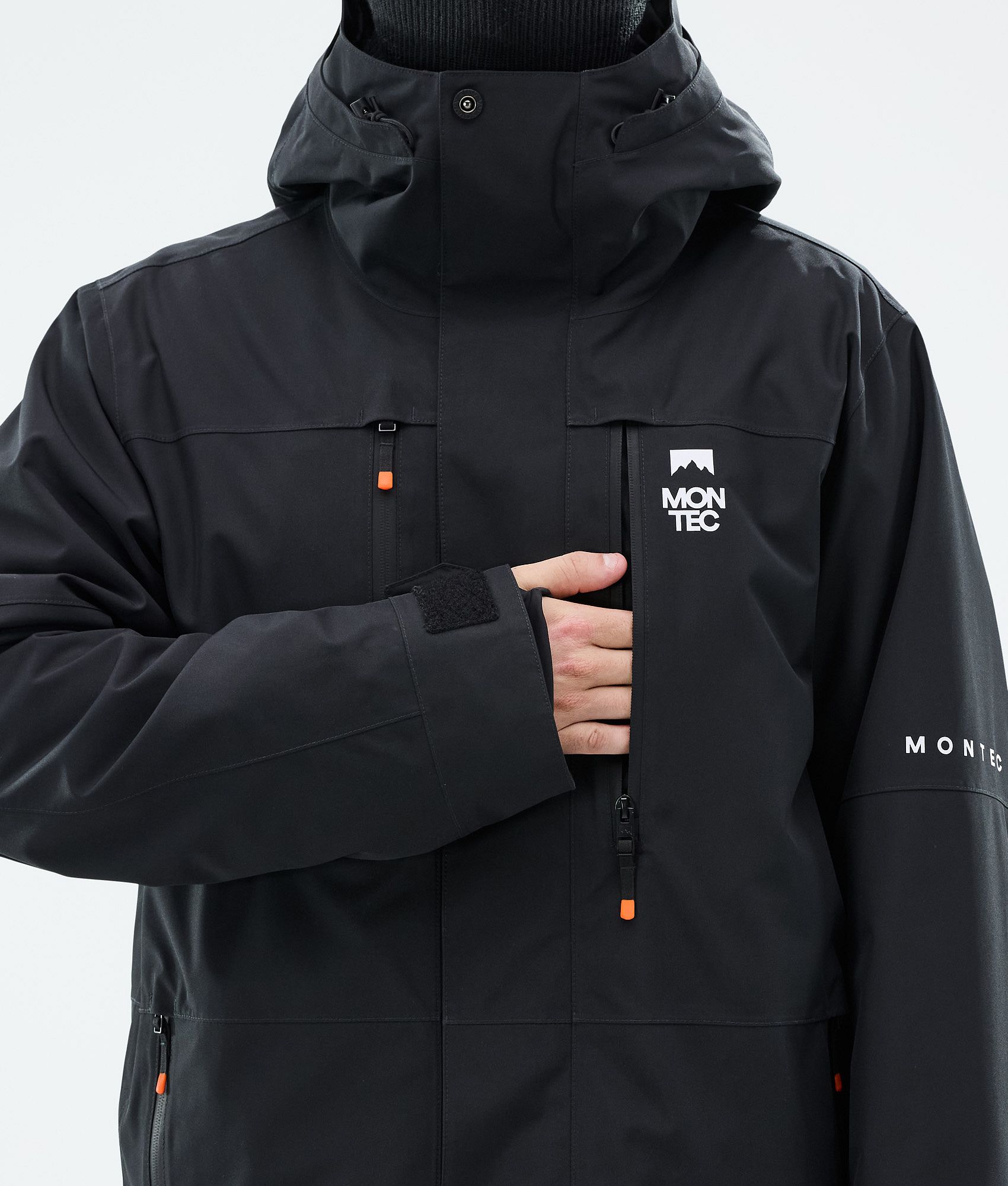 Montec Fawk Snowboard Jacket Men Black | Montecwear.com