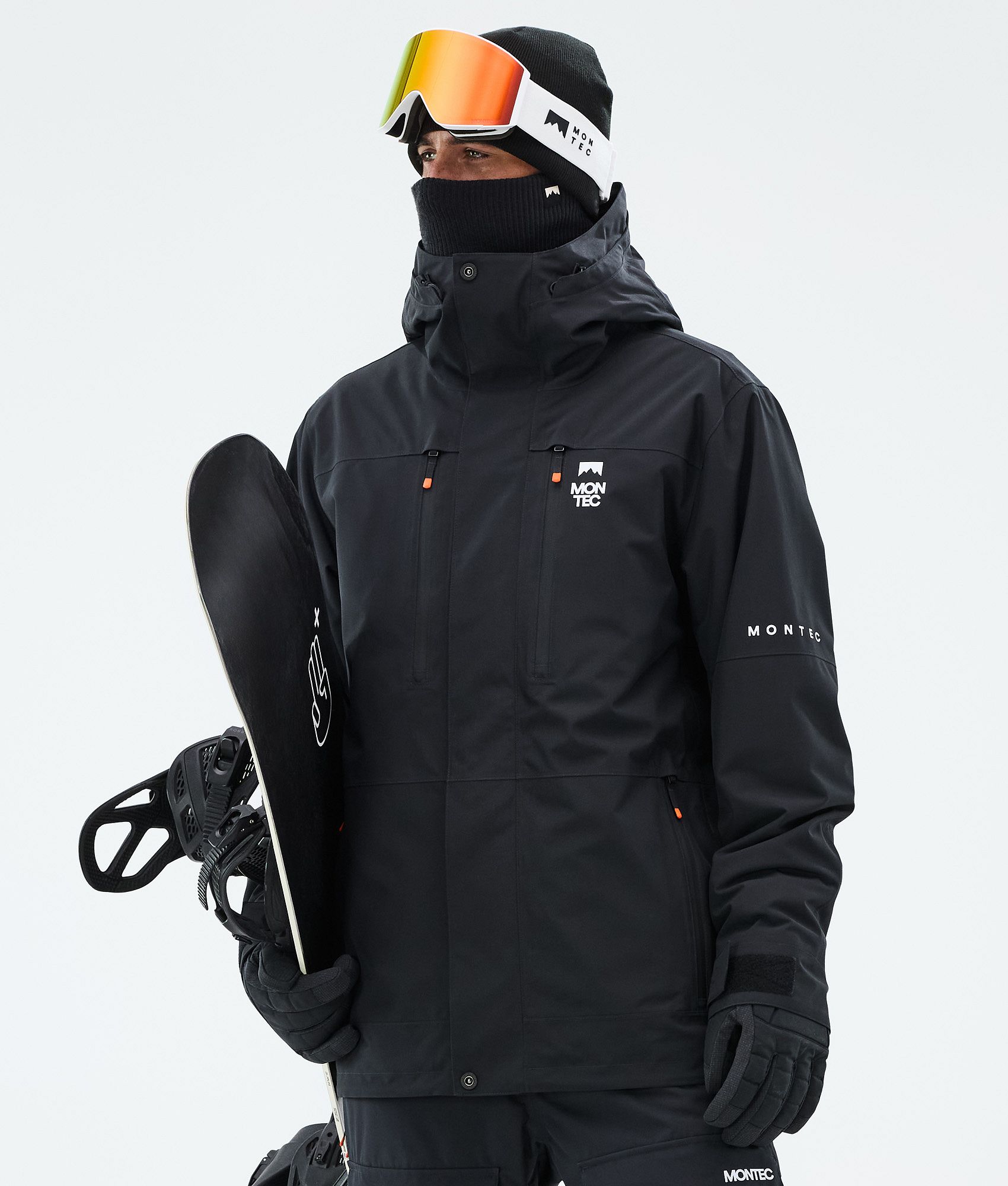 Montec Fawk Snowboard Jacket Men Black | Montecwear CA