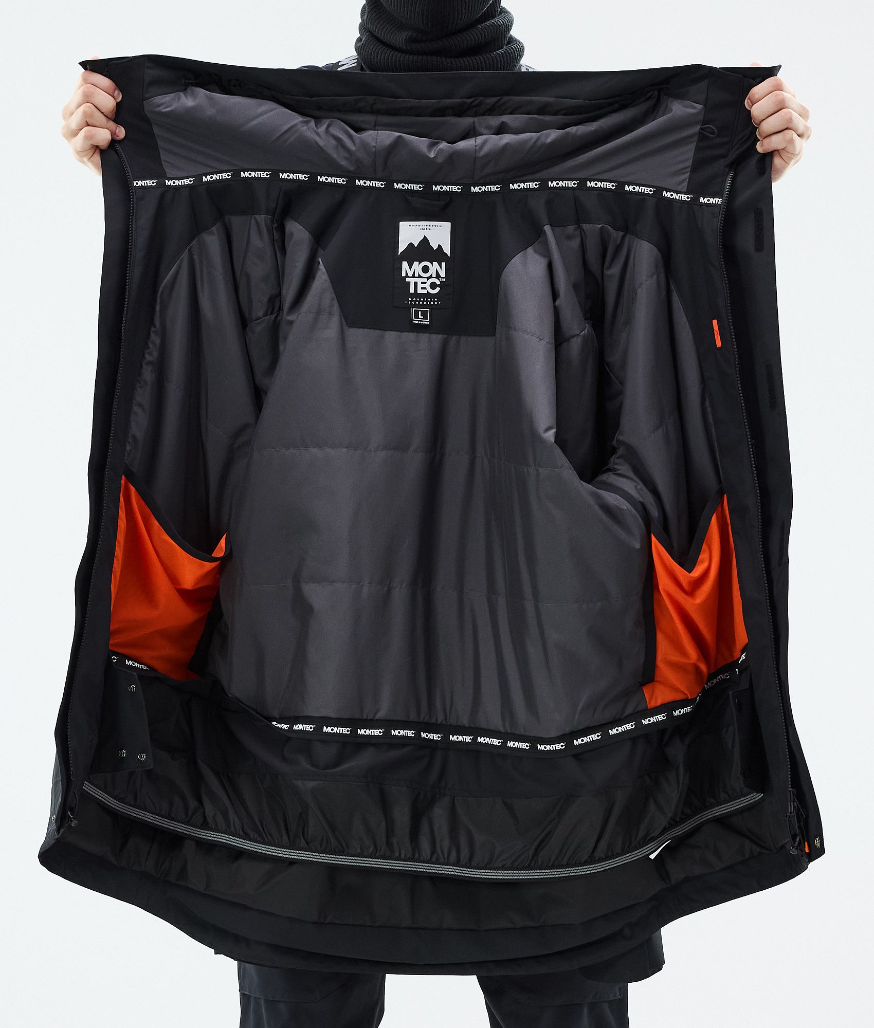 Montec Fawk Snowboard Jacket Men Black | Montecwear.com