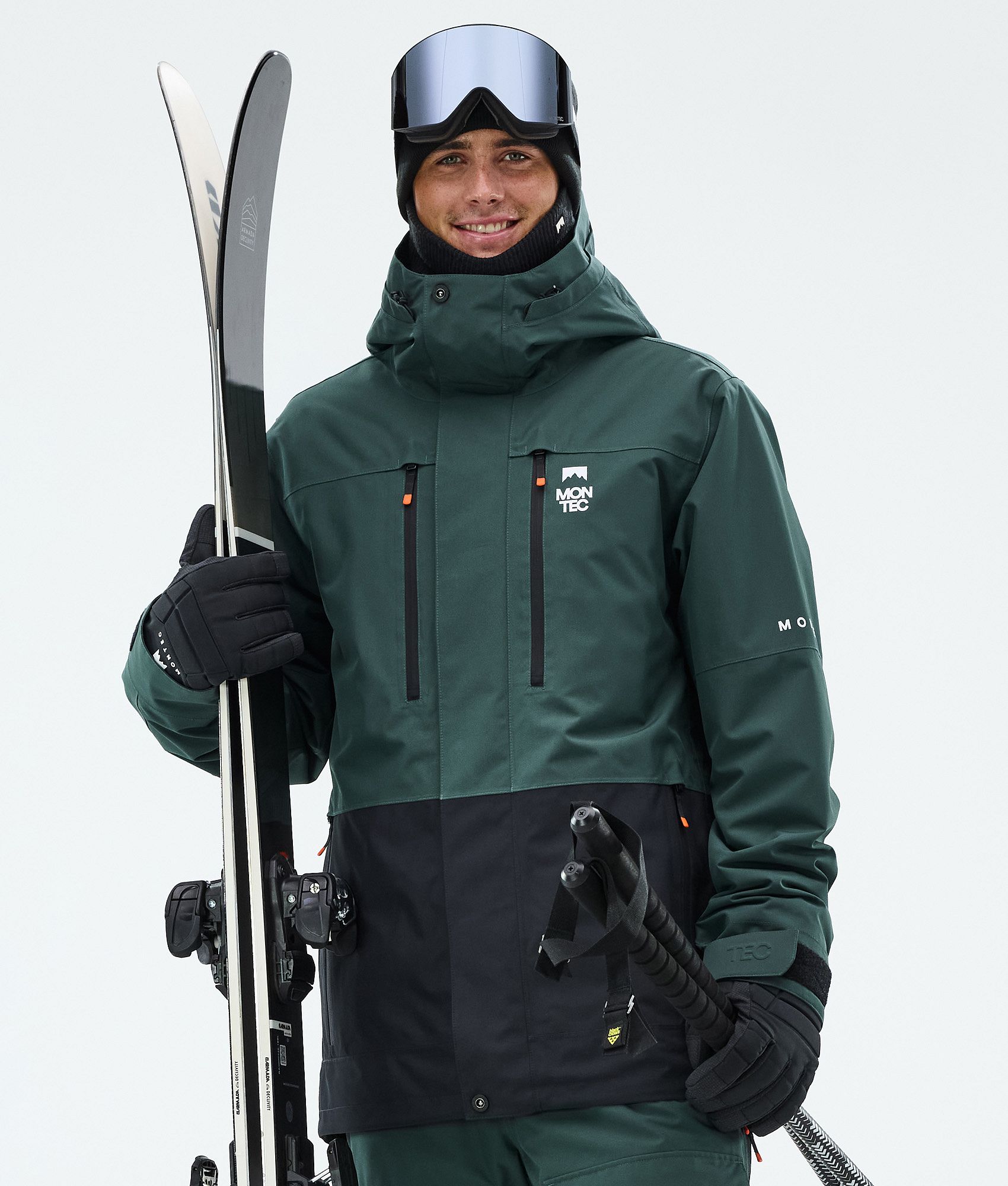 Montec Fawk Ski Jacket Men Dark Atlantic/Black | Montecwear.com