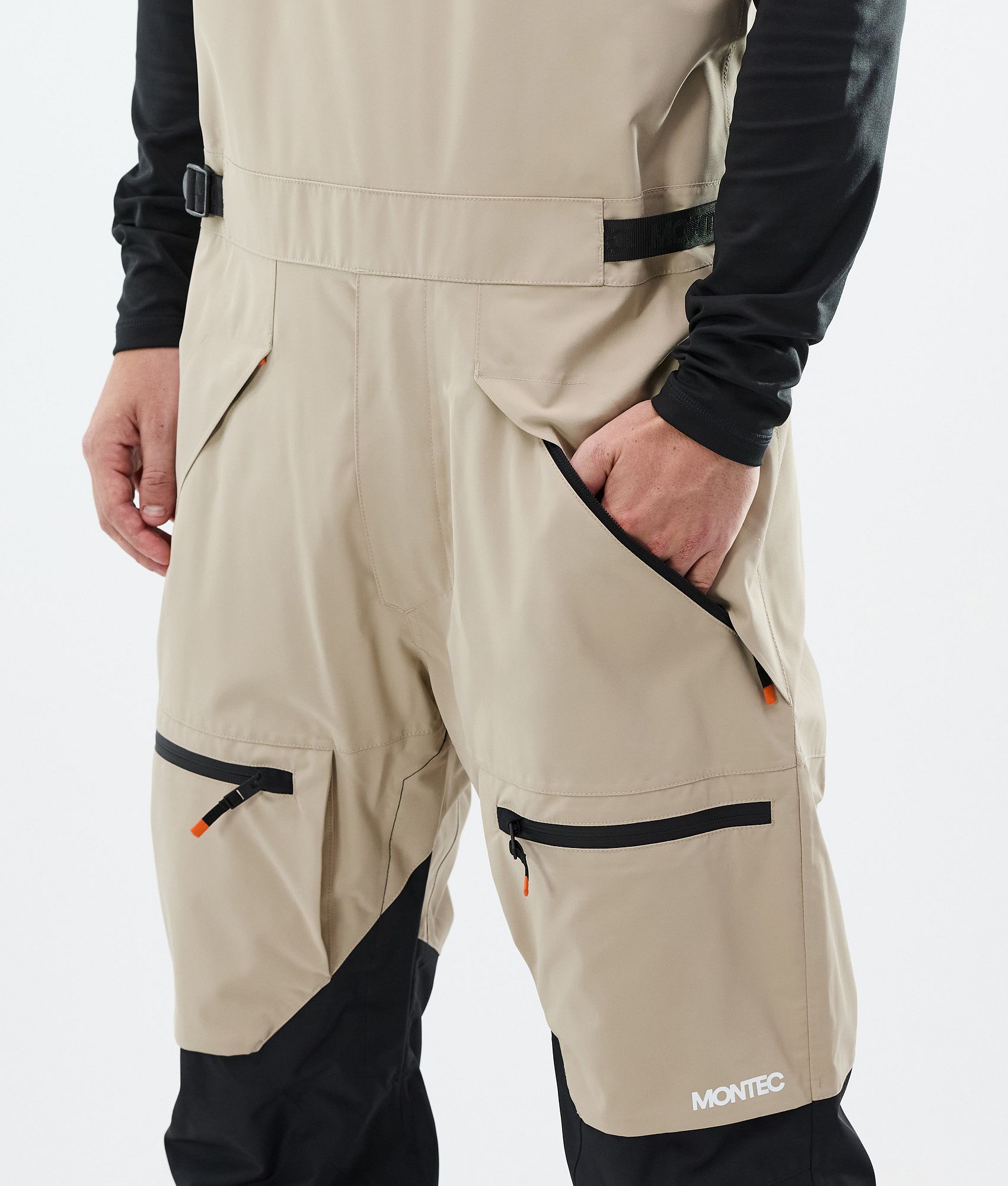 Montec Arch Ski Pants Men Sand/Black | Montecwear CA