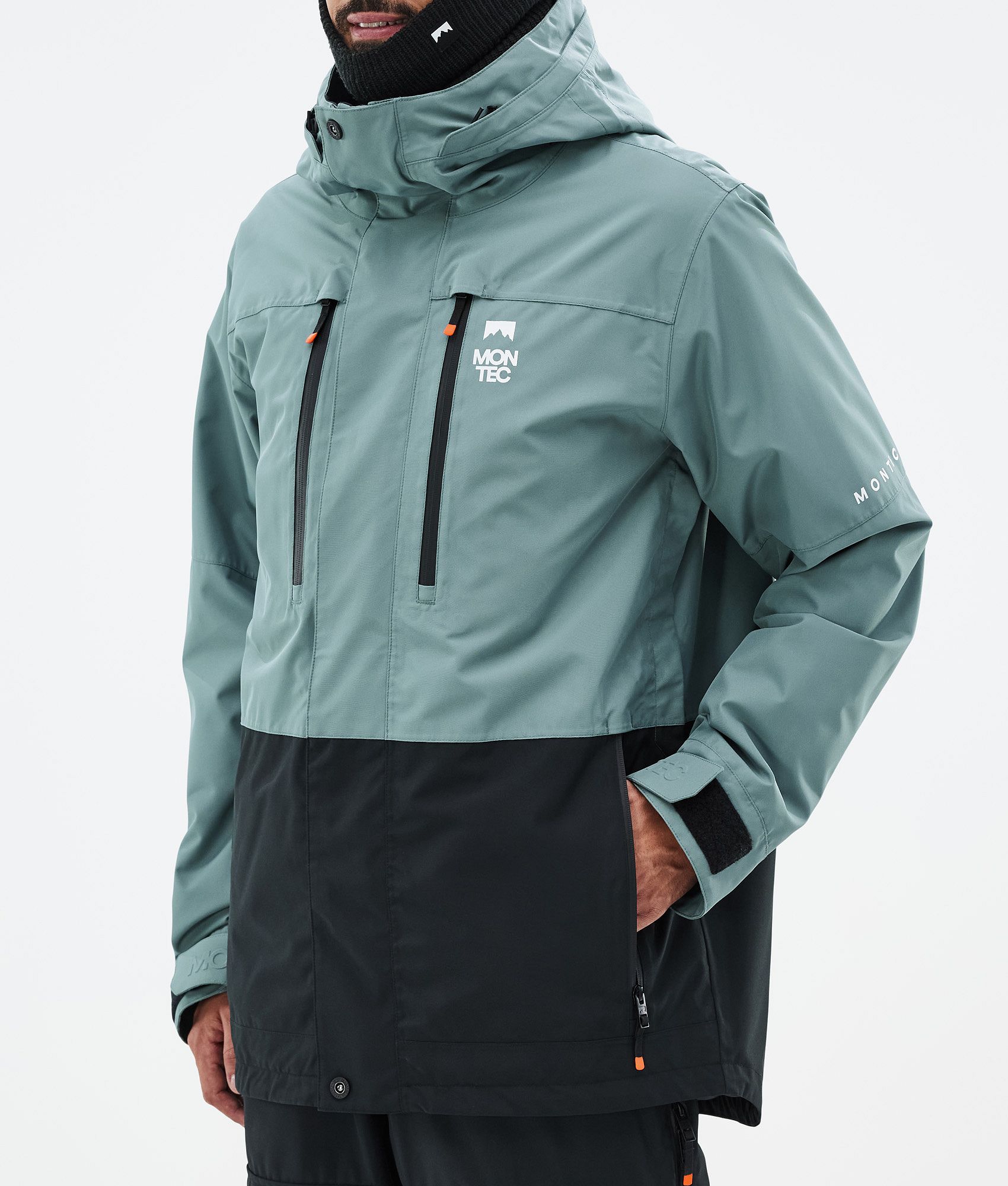 Montec Fawk Ski Jacket Men Atlantic/Black | Montecwear.com