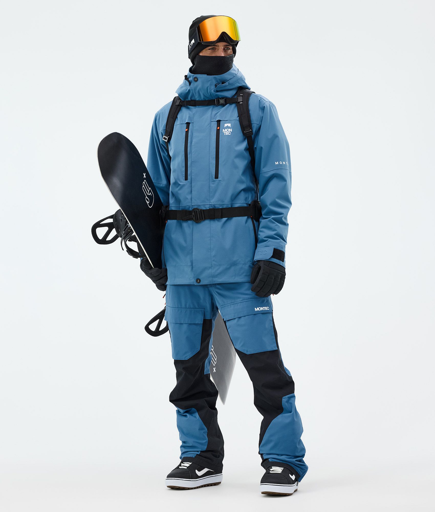 Montec Fawk Snowboard Jacket Men Blue Steel | Montecwear.com