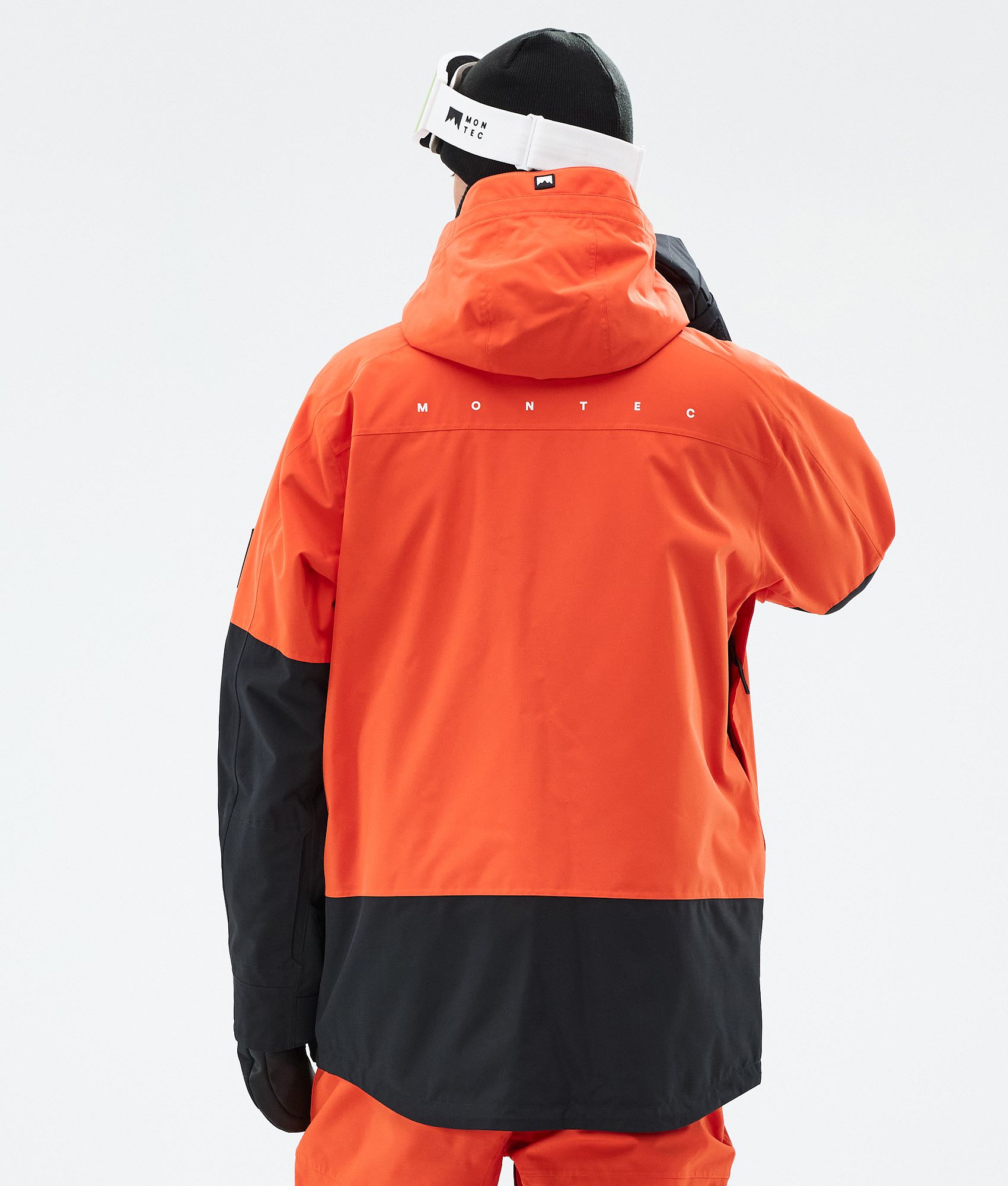 Montec Arch Ski Jacket Men Orange/Black | Montecwear.com