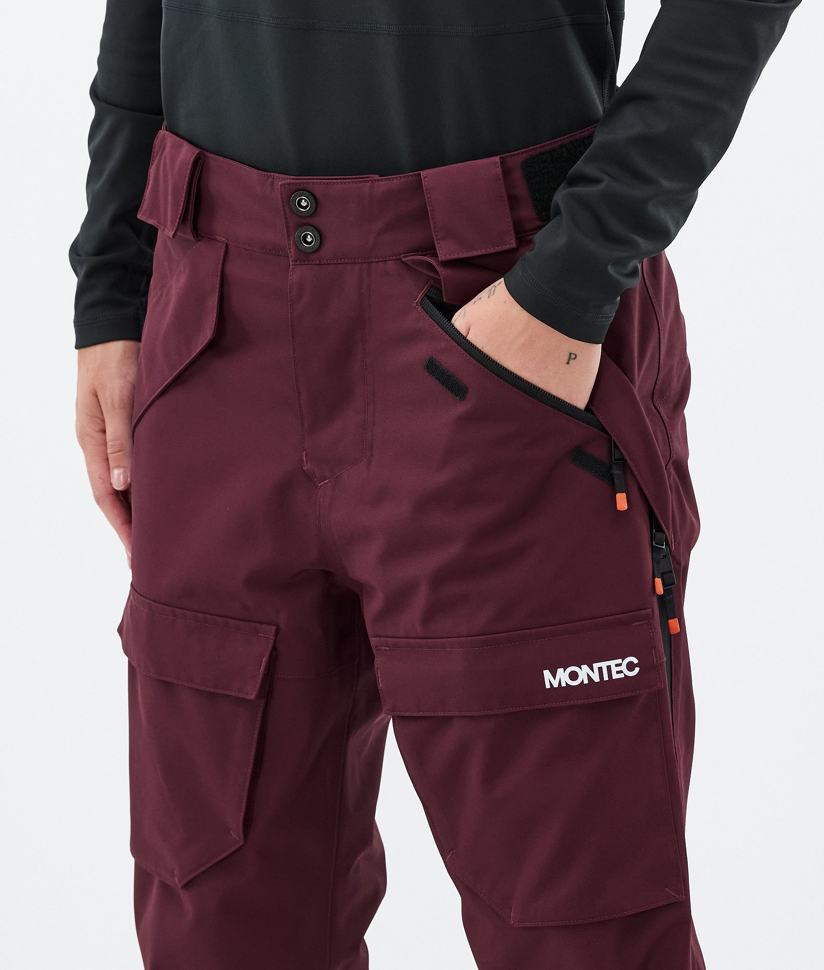 Montec Kirin W スキーパンツ レディース Burgundy | Montecwear.com