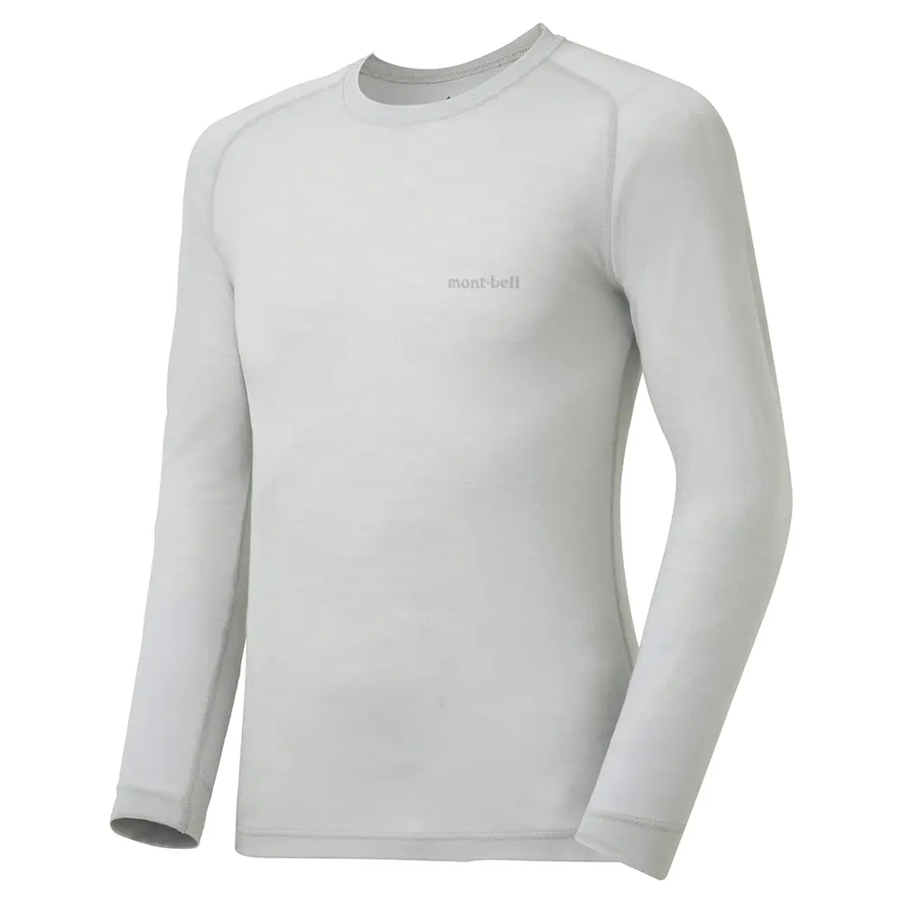 SUPER MERINO WOOL Light Weight Round Neck Shirt Men's | Montbell Japan