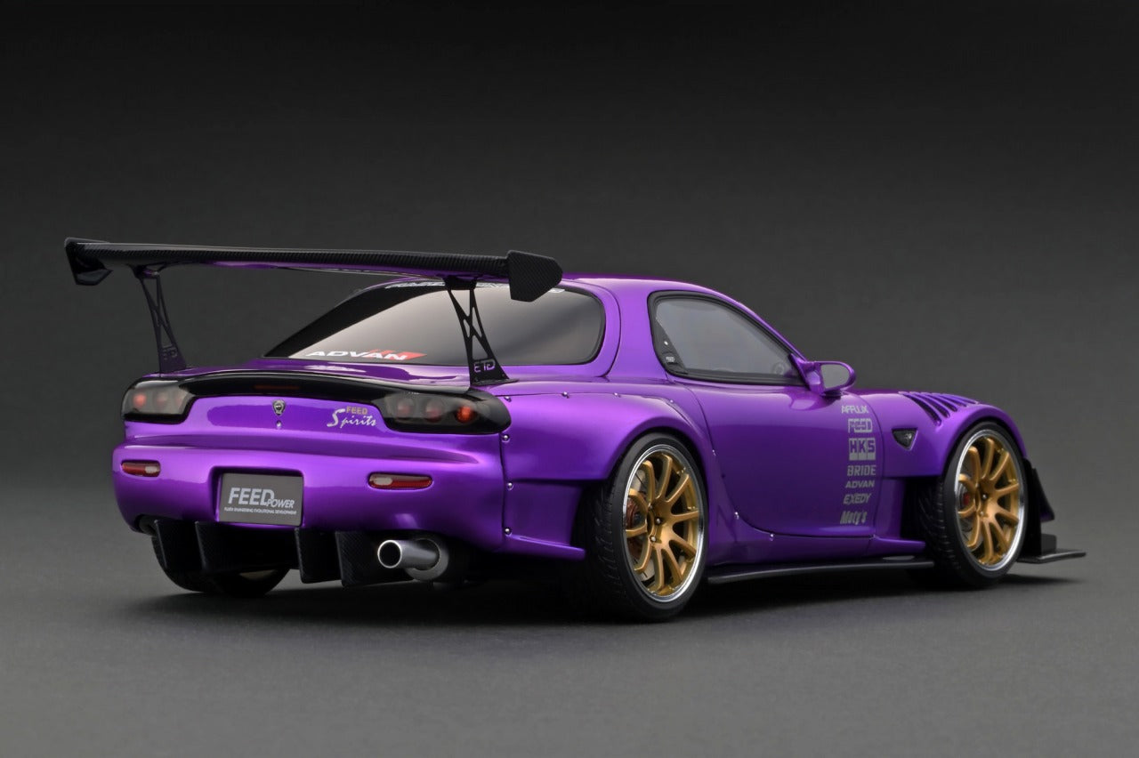 Ignition Model 1:18 Mazda RX-7 (FD3S) FEED Afflux GT3 in Purple