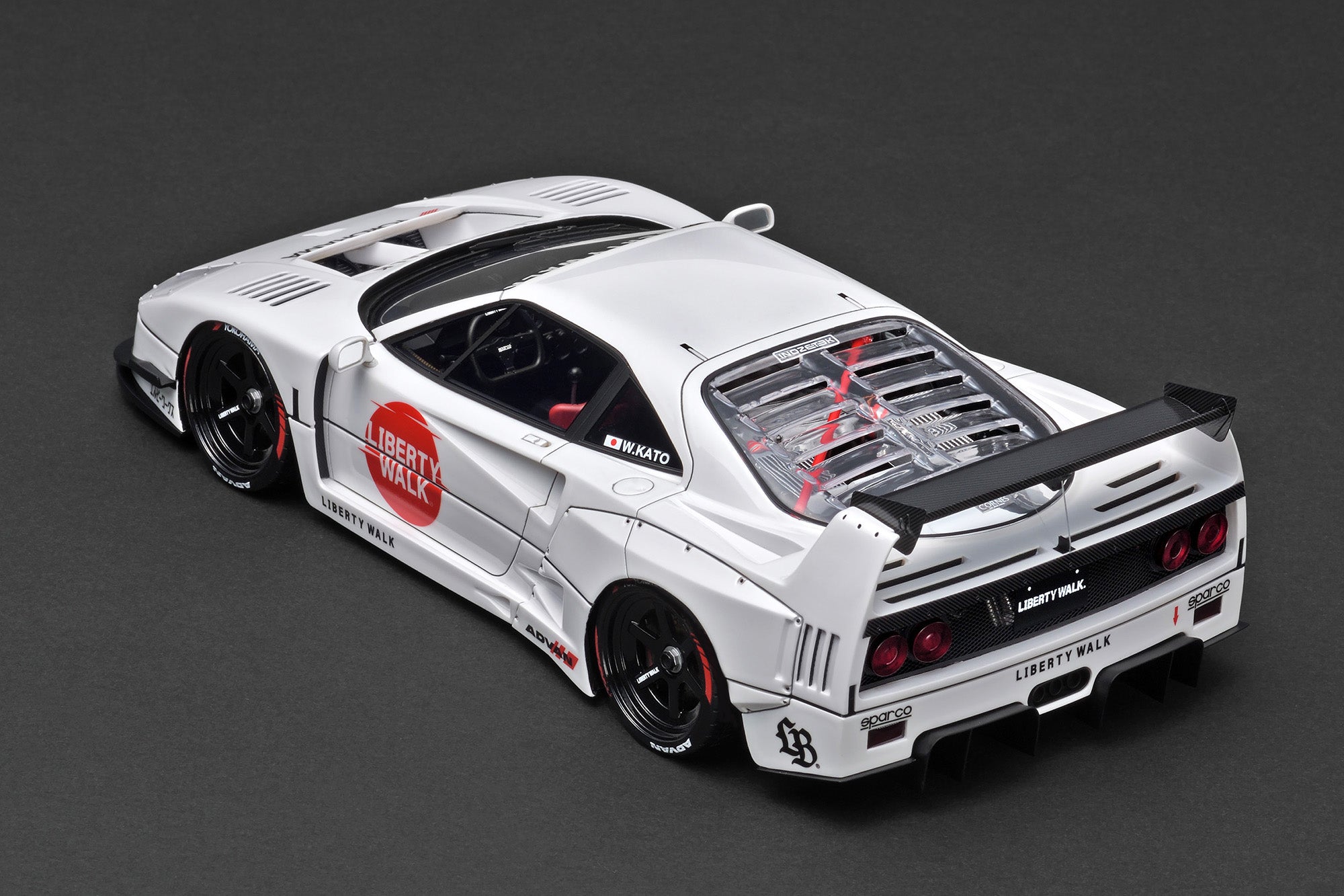 PREORDER* Ignition Model 1:18 LB-Works F40 in White – Model Cars