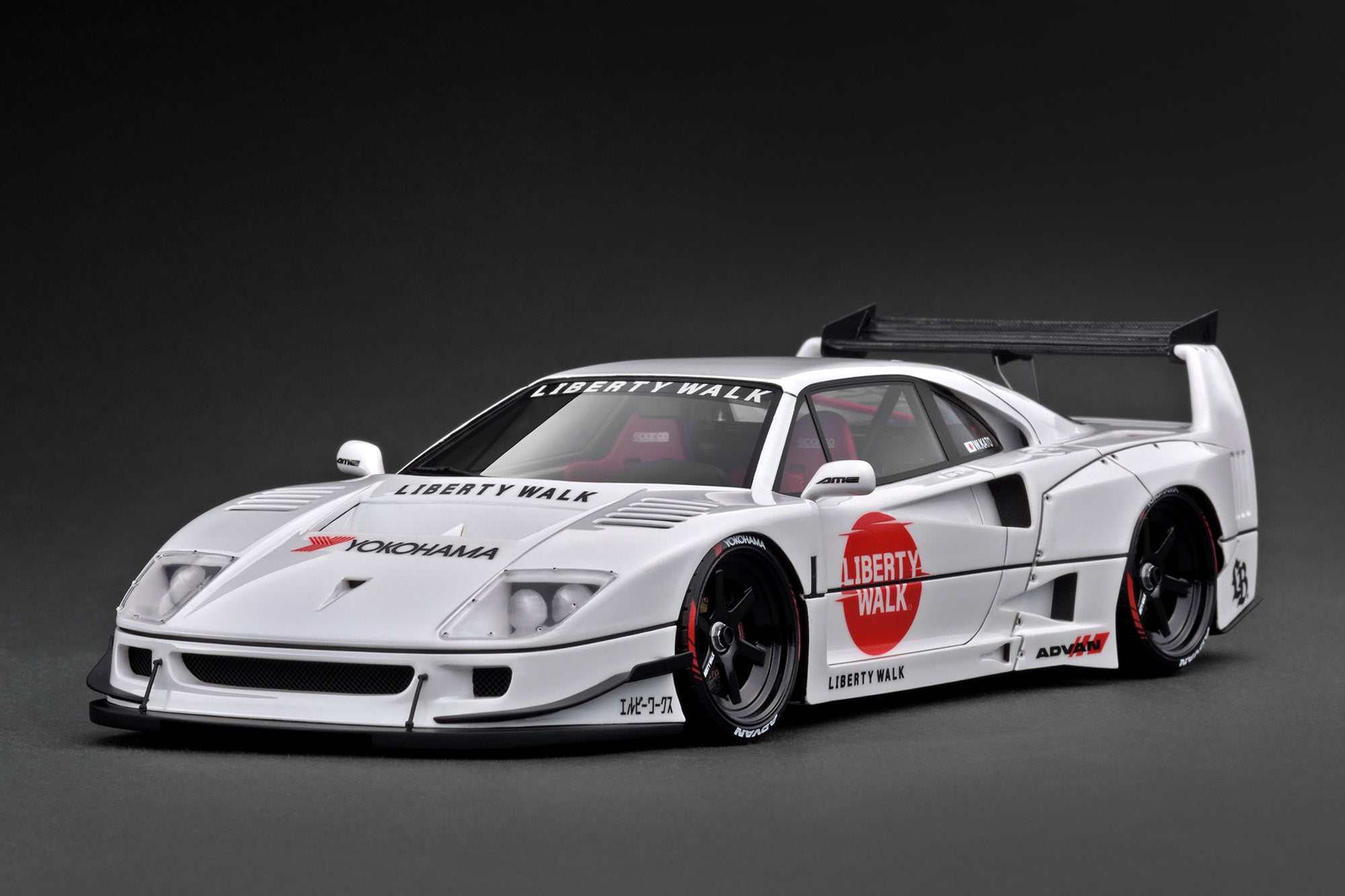PREORDER* Ignition Model 1:18 LB-Works F40 in White – Model Cars