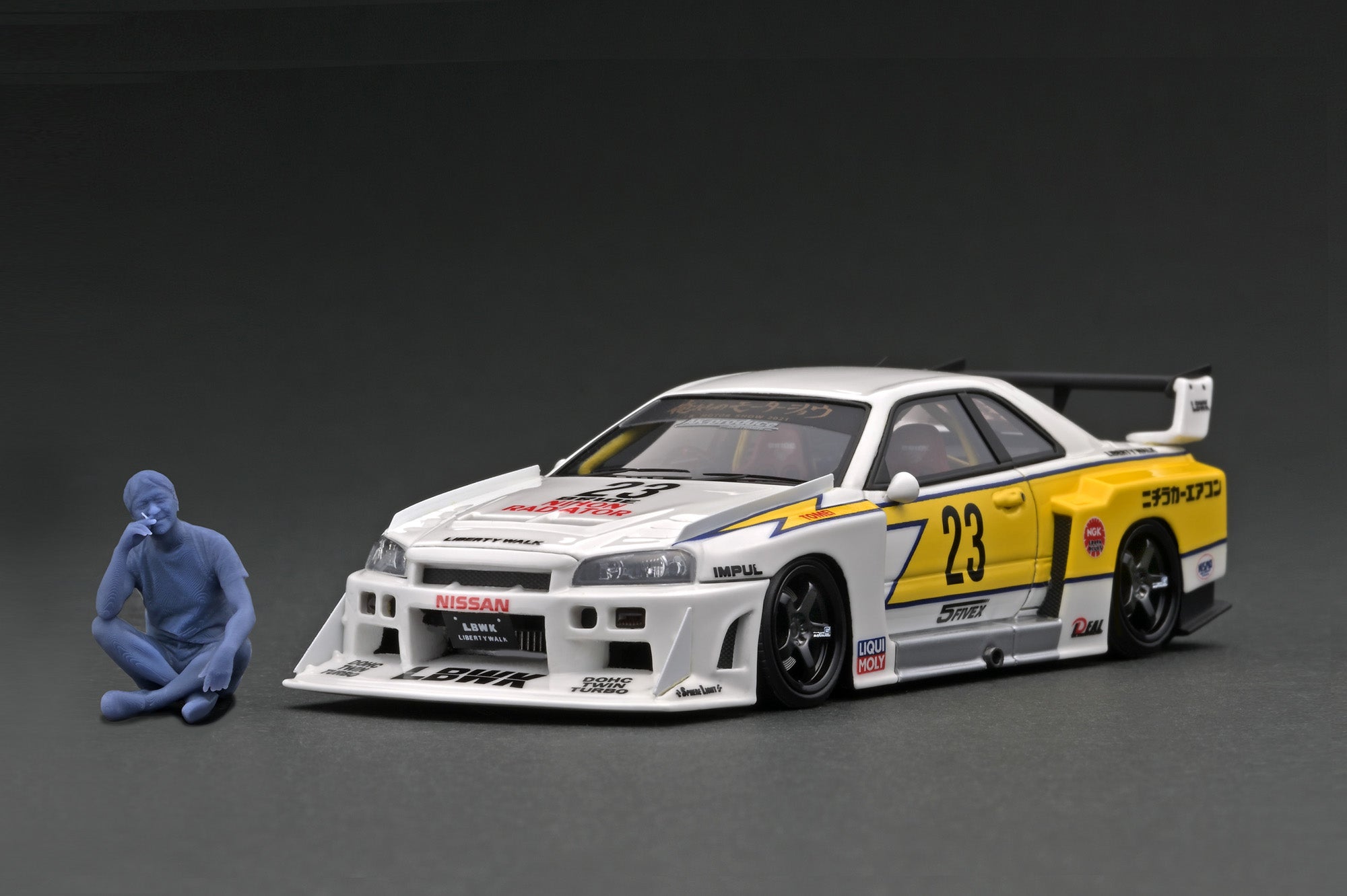 Ignition Model 1:43 Nissan Skyline (ER34) Super Silhouette LBWK in