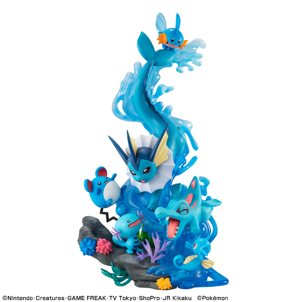 ポケットモンスター みずタイプ DIVE TO BLUE｜商品情報｜メガホビ