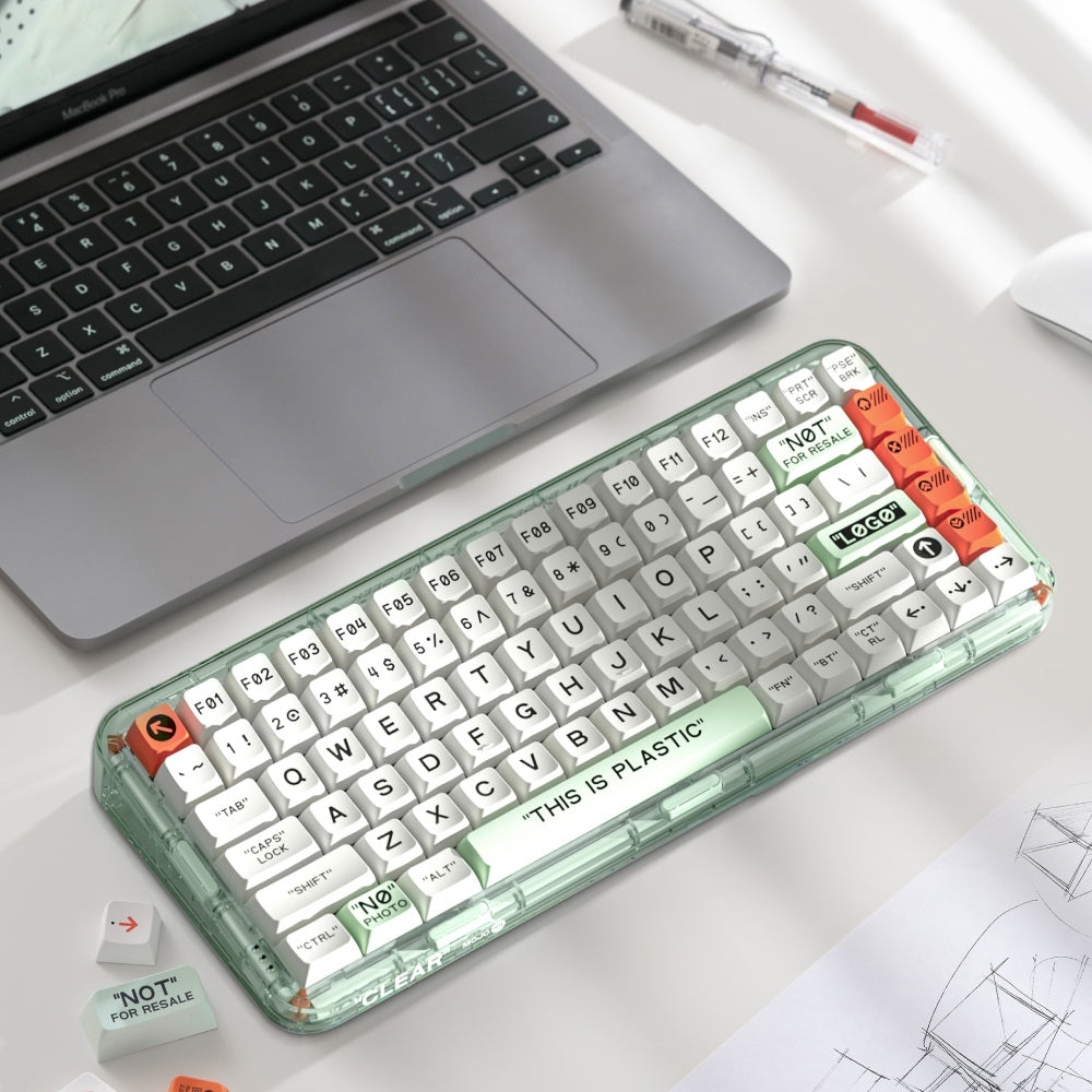 MOJO84 Plastic See-Through Keyboard | MelGeek